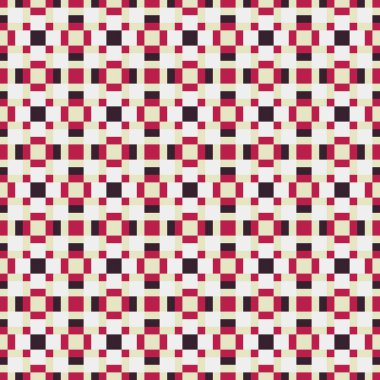 Soyut çapraz desenli üretken hesaplama sanatı çizimi