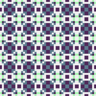 Soyut çapraz desenli üretken hesaplama sanatı çizimi