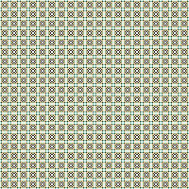 Soyut çapraz desenli üretken hesaplama sanatı çizimi