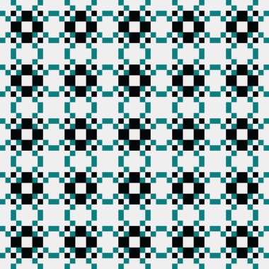 Soyut çapraz desenli üretken hesaplama sanatı çizimi