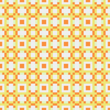 Soyut çapraz desenli üretken hesaplama sanatı çizimi