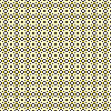 Soyut çapraz desenli üretken hesaplama sanatı çizimi