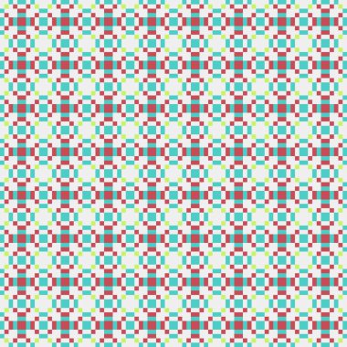 Soyut çapraz desenli üretken hesaplama sanatı çizimi