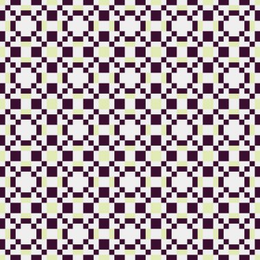 Soyut çapraz desenli üretken hesaplama sanatı çizimi