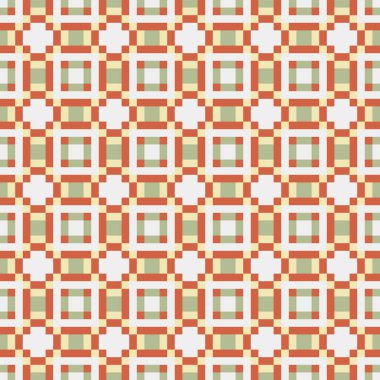 Soyut çapraz desenli üretken hesaplama sanatı çizimi