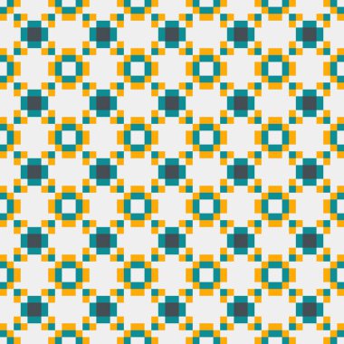 Soyut Çapraz Düzen. Noktalı arka plan. Geometrik Vektör İllüstrasyonu