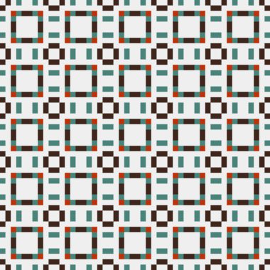 Soyut Çapraz Düzen. Noktalı arka plan. Geometrik Vektör İllüstrasyonu