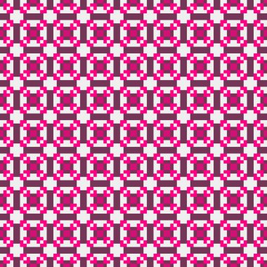 Soyut çapraz desenli üretken hesaplama sanatı çizimi