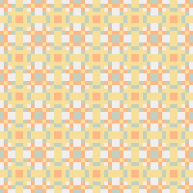 Soyut çapraz desenli üretken hesaplama sanatı çizimi