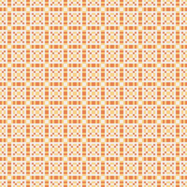 Soyut çapraz desenli üretken hesaplama sanatı çizimi