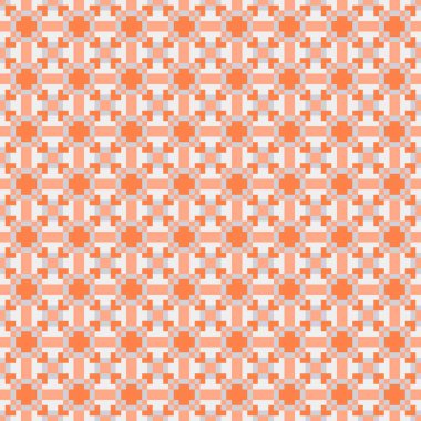 Soyut çapraz desenli üretken hesaplama sanatı çizimi