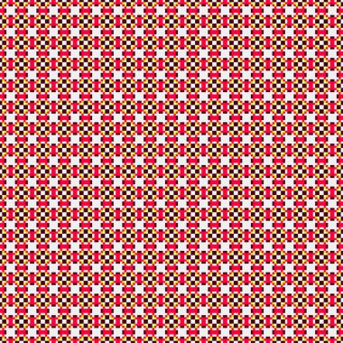 Soyut çapraz desenli üretken hesaplama sanatı çizimi