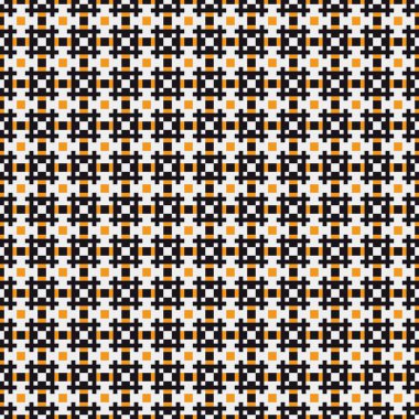 Soyut çapraz desenli üretken hesaplama sanatı çizimi