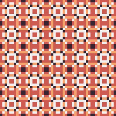 Soyut çapraz desenli üretken hesaplama sanatı çizimi