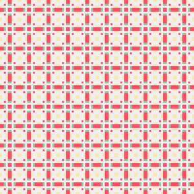 Soyut çapraz desenli üretken hesaplama sanatı çizimi