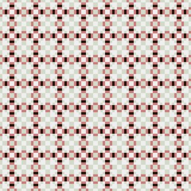 Soyut çapraz desenli üretken hesaplama sanatı çizimi