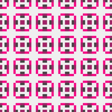 Soyut çapraz desenli üretken hesaplama sanatı çizimi