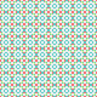 Soyut çapraz desenli üretken hesaplama sanatı çizimi