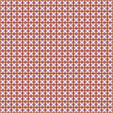 Soyut çapraz desenli üretken hesaplama sanatı çizimi