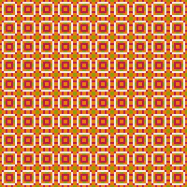 Soyut çapraz desenli üretken hesaplama sanatı çizimi