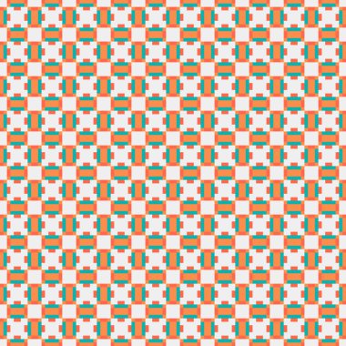 Soyut Çapraz Düzen. Noktalı arka plan. Geometrik Vektör İllüstrasyonu