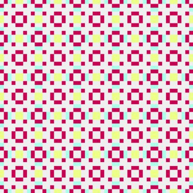 Soyut çapraz desenli üretken hesaplama sanatı çizimi