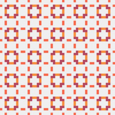 Soyut çapraz desenli üretken hesaplama sanatı çizimi