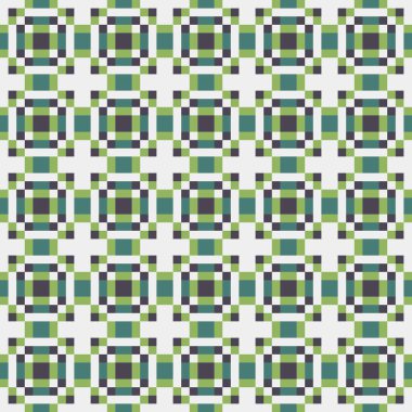 Soyut çapraz desenli üretken hesaplama sanatı çizimi