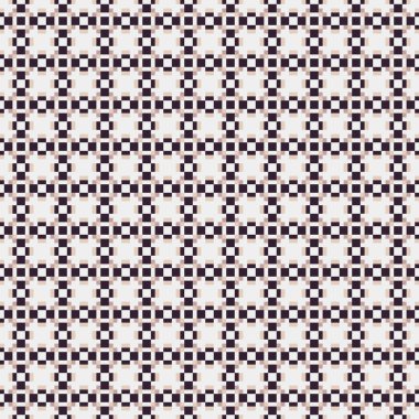 Soyut çapraz desenli üretken hesaplama sanatı çizimi