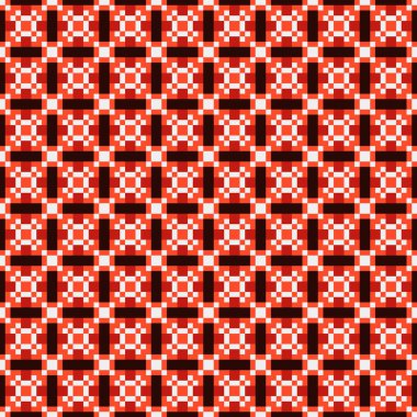 Soyut çapraz desenli üretken hesaplama sanatı çizimi