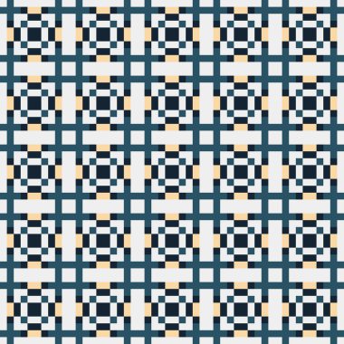 Soyut çapraz desenli üretken hesaplama sanatı çizimi