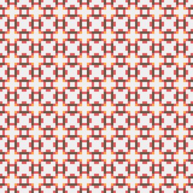 Soyut Geometrik Desen, üretken hesaplama sanatı çizimi 