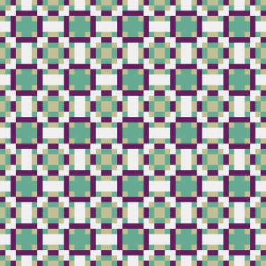 Soyut çapraz desenli üretken hesaplama sanatı çizimi