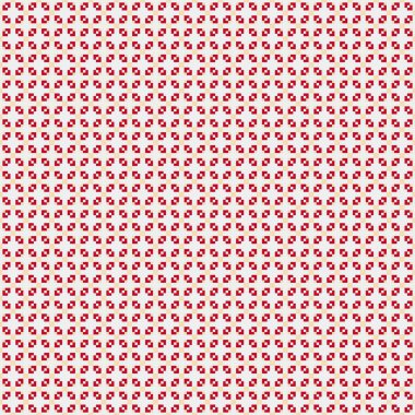 Soyut çapraz desenli üretken hesaplama sanatı çizimi