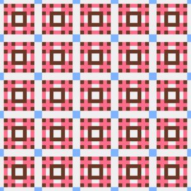 Soyut çapraz desenli üretken hesaplama sanatı çizimi