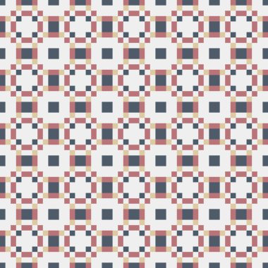 Soyut çapraz desenli üretken hesaplama sanatı çizimi