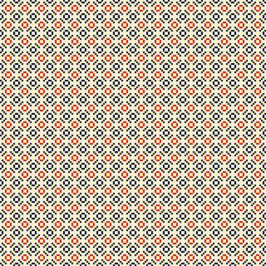 Soyut çapraz desenli üretken hesaplama sanatı çizimi