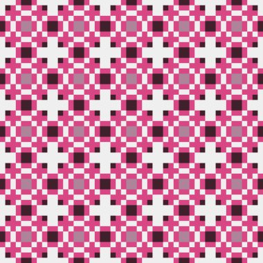 Soyut çapraz desenli üretken hesaplama sanatı çizimi