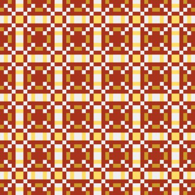 Soyut çapraz desenli üretken hesaplama sanatı çizimi