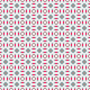 Soyut çapraz desenli üretken hesaplama sanatı çizimi