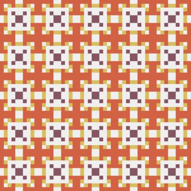 Soyut çapraz desenli üretken hesaplama sanatı çizimi