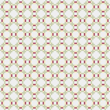 Soyut çapraz desenli üretken hesaplama sanatı çizimi