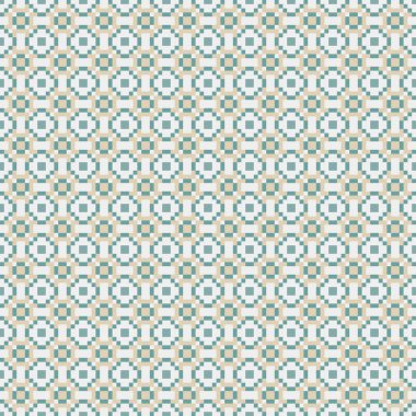 Soyut Geometrik Desen, üretken hesaplama sanatı çizimi 