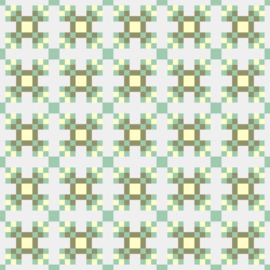 Soyut çapraz desenli üretken hesaplama sanatı çizimi