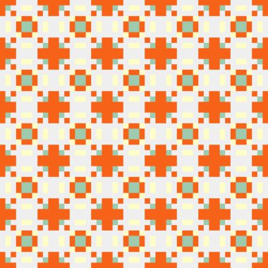 Soyut çapraz desenli üretken hesaplama sanatı çizimi