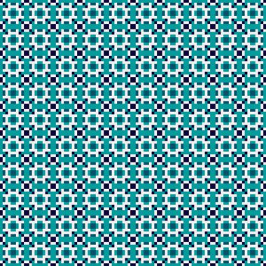 Soyut Geometrik Desen, üretken hesaplama sanatı çizimi 