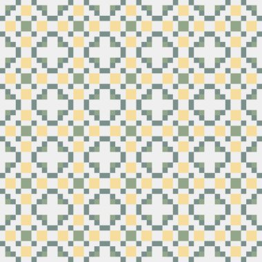 Soyut çapraz desenli üretken hesaplama sanatı çizimi