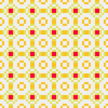 Soyut çapraz desenli üretken hesaplama sanatı çizimi