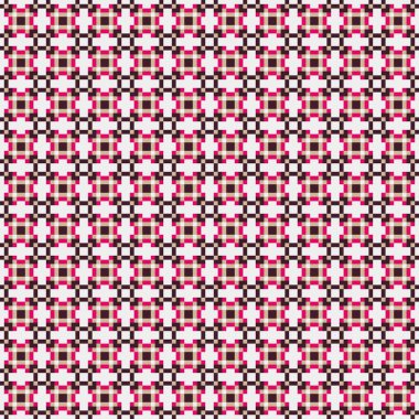 Soyut çapraz desenli üretken hesaplama sanatı çizimi