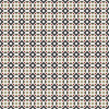 Soyut çapraz desenli üretken hesaplama sanatı çizimi